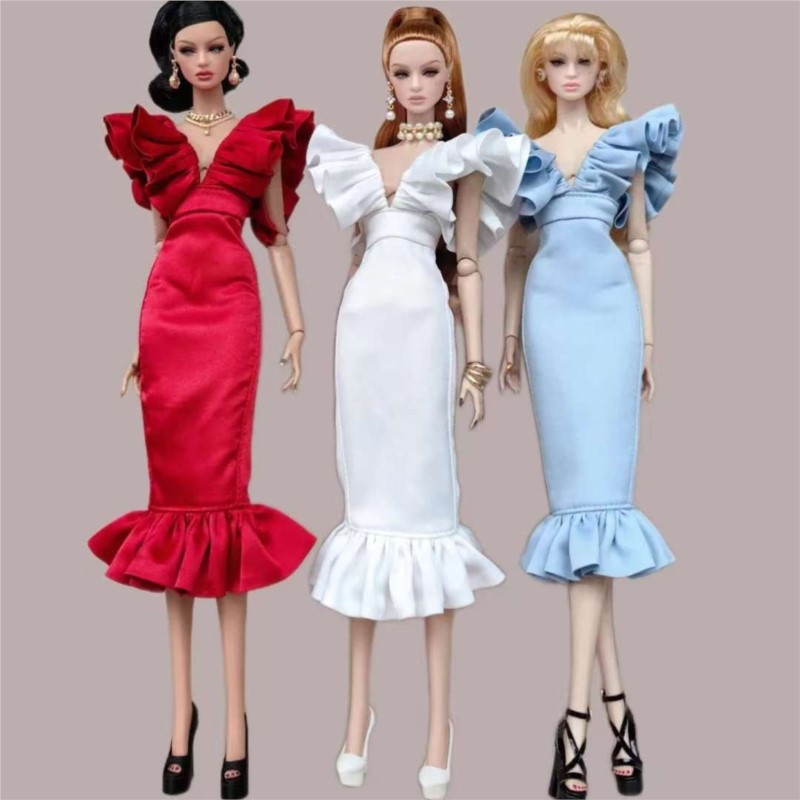 Baby Clothing High End - Vestido de alta qualidade com decote
