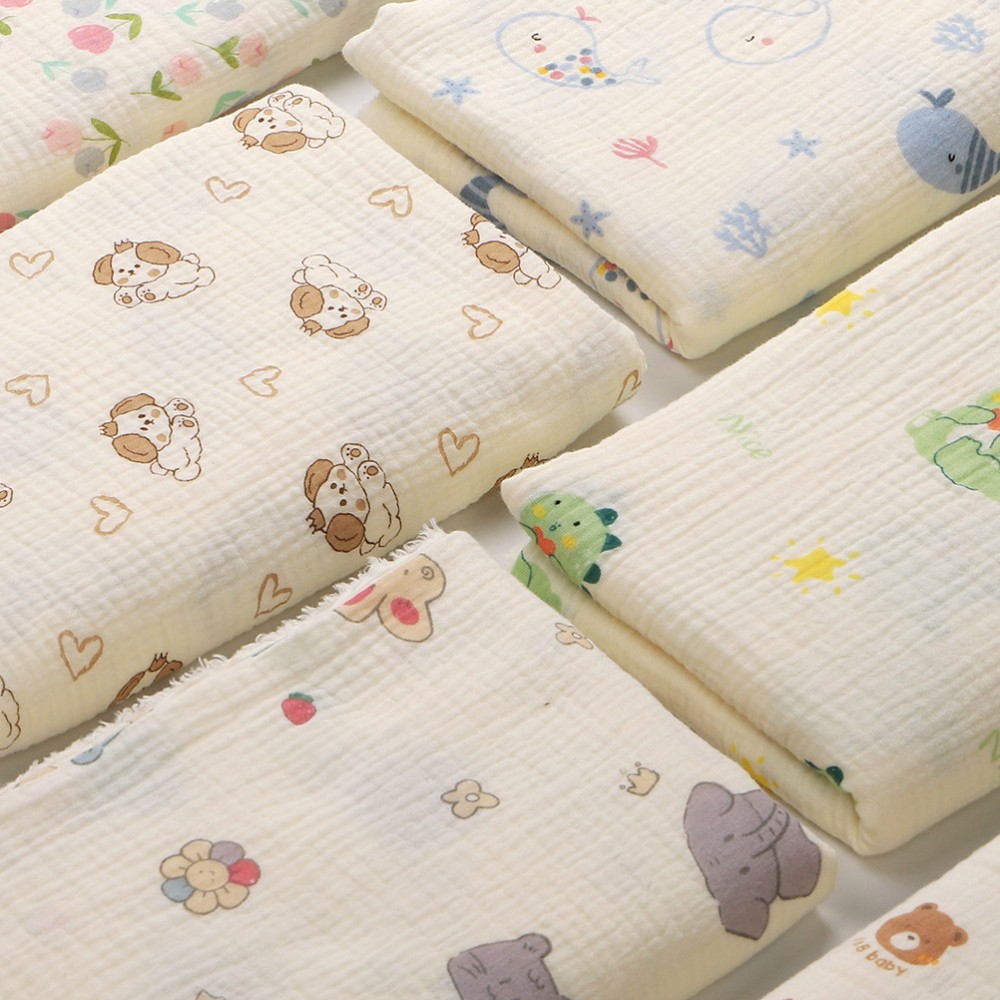 Tecido de crepe estampado com  - Baby Clothing Usa avaliação e preço