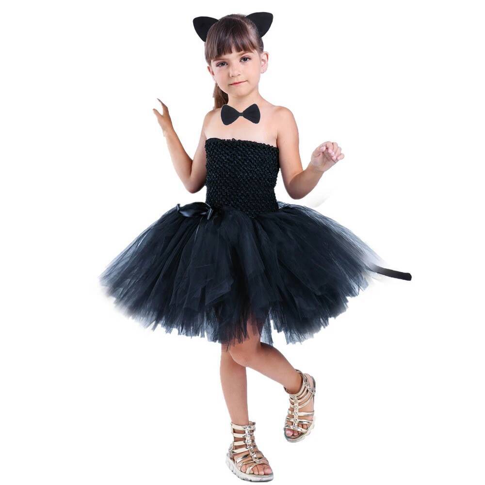 Vestido Tutu de Gato Preto Fof - Baby Clothing Usa avaliação e preço
