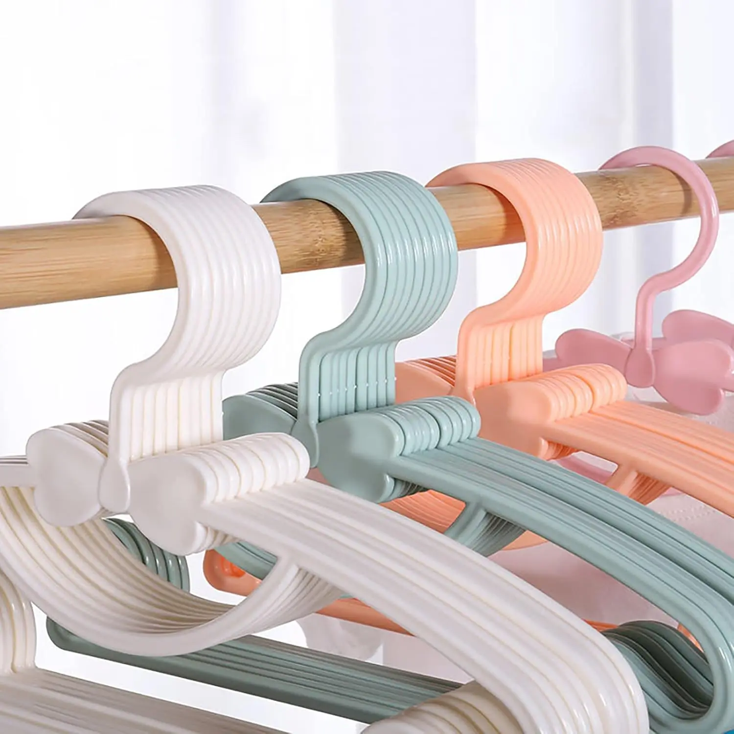 Cabides de Plástico para Bebês - Baby Clothing Hanging Rack avaliação e preço